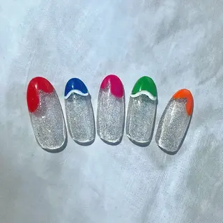 ネイル ⭐︎休業中の練習⭐︎ JNA認定講師髙橋のネイルデザイン