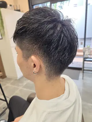 ショート メンズ 石川 ジェウンのヘアスタイル