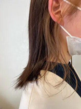 ミディアム カラー sohee【ソヒ】 305号室のヘアスタイル
