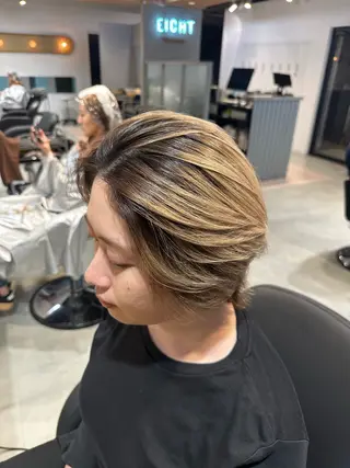 ショート カラー 💖ハイライト/ハイ トーン💖MIKIのヘアスタイル