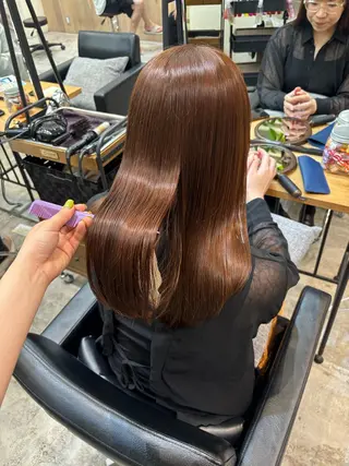 ロング カラー Belle 新宿店所属・🐰ブリーチモデル 募集中/ゆな🐰のヘアスタイル