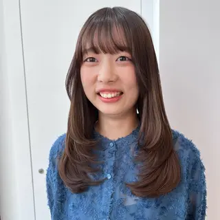 セミロング レイヤーくびれヘア アレンジmanakaのヘアスタイル