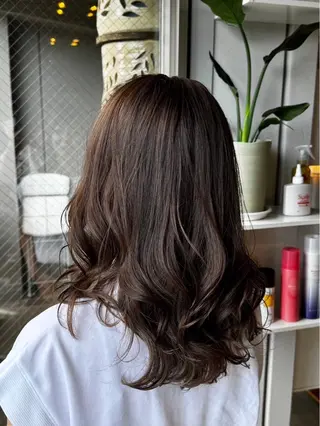 ミディアム 福島 諒のヘアスタイル