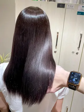 セミロング カラー 髪質改善特化サロン ICONIQ天神店のヘアスタイル