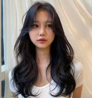 ロング カラー JUNO韓国ヘア MIAN.⋆𝜗𝜚のヘアスタイル