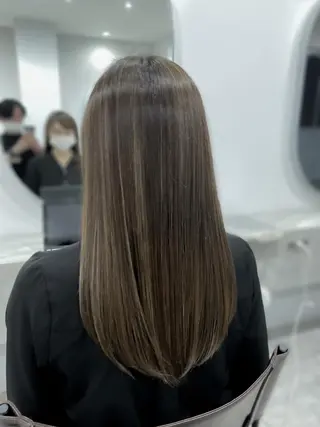 ロング clan五反田所属・髪質改善、縮毛矯正 店長浅野太郎のヘアスタイル