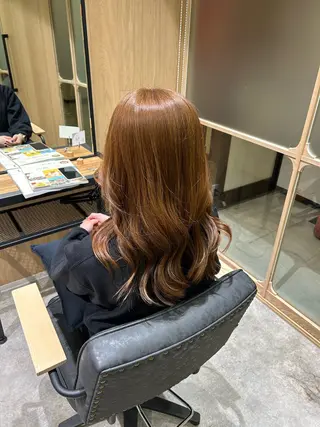 ロング Rosierbleu 大工のヘアスタイル