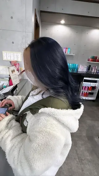 ミディアム REVE所属・馬場  麻応のヘアスタイル