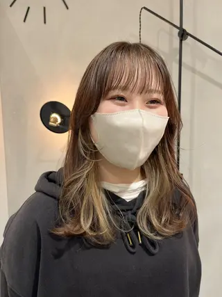 ロング カラー 似合わせ/レイヤー/ ボブ/西島 絢香のヘアスタイル