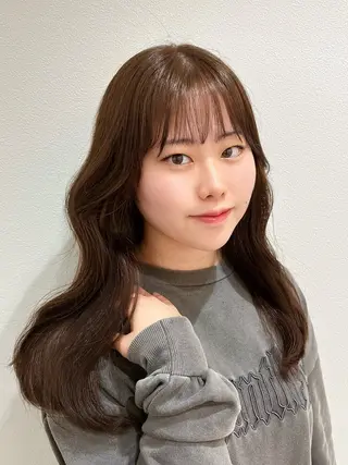 ロング MIZUKI🫧ྀི 韓国ヘアAFLOATのヘアスタイル