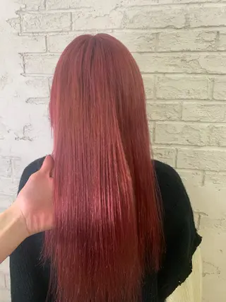 ロング カラー ブリーチ特化 ハイトーンRYOYAのヘアスタイル