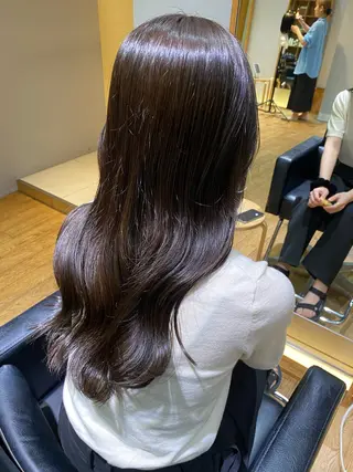 ロング カラー 【ヘアセット/美眉】 吉川玲のヘアスタイル