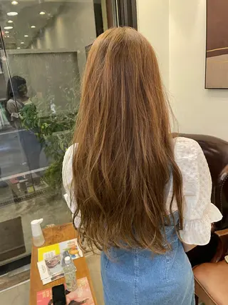 ロング カラー 畠山 渚のヘアスタイル