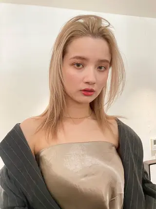 ミディアム カラー HIBIKI/原宿 ハッシュカット🪄のヘアスタイル