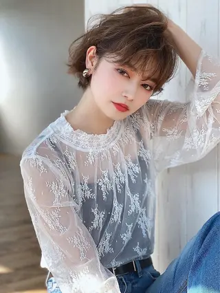 ショート NicoRE. 大人女子×髪質改善のヘアスタイル