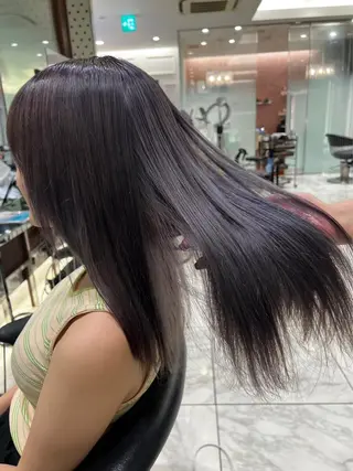 セミロング 大人girly／ 銀座RINOSEのヘアスタイル