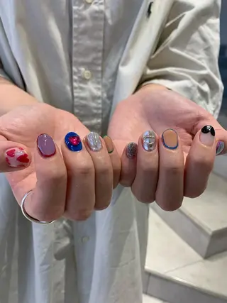 ネイル 【韓国ヘア・ネイル】 HINATA🍒のネイルデザイン