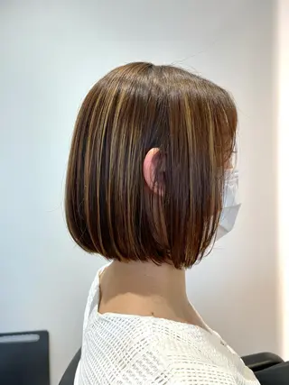 ミディアム ウサミ/髪質改善 酸性ストレート🌈のヘアスタイル