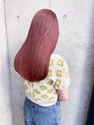 ミディアム カラー ヘアアレンジ ミニボブ/ブリーチ 🌈MISATOのヘアスタイル