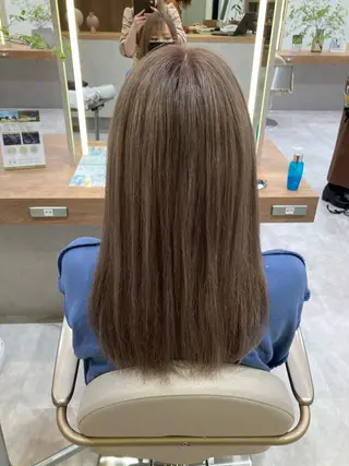ロング カラー 一ノ瀬 蘭のヘアスタイル