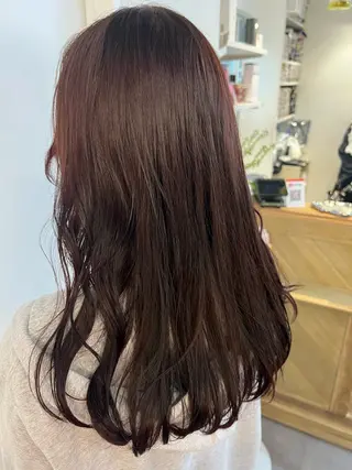 セミロング tomu/天神大名/ 透明感カラー🐧のヘアスタイル