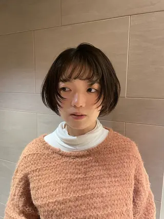 ショート 山下 紗里奈のヘアスタイル