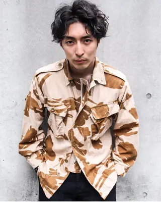 パーマ メンズ 深沢 秀のヘアスタイル