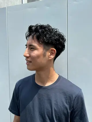 パーマ メンズ 似合わせカット /パーマ岡本淳平のヘアスタイル