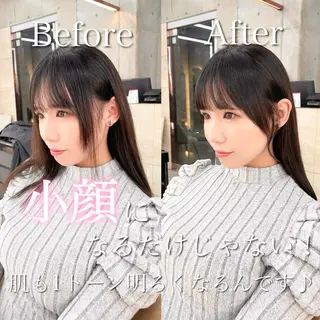 セミロング カラー 韓国ヘア🇰🇷 レイヤー/芝春樹のヘアスタイル