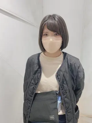 ミディアム カラー ✨くびれスタイル✨️ 戸嶋穂乃香のヘアスタイル