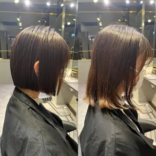 ショート 傷ませないカラー✨ 鶴見/菅谷光哉のヘアスタイル