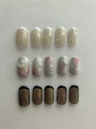 ネイル Nail salon Roovely 代官山店【ネイルサロンルブリー】所属・roovely Rumi／ニュアンスのネイルデザイン