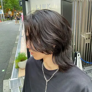 ミディアム メンズ ✨ハッシュカット✨ ユウキ✨のヘアスタイル