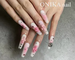 ネイル ONIKA Nail 青山通り店所属・ONIKA Nail 表参道A4🦋2分のネイルデザイン