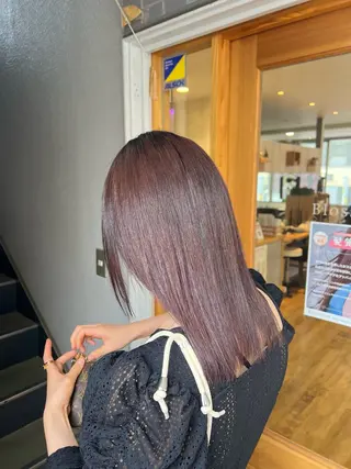 セミロング カラー Kazu .Kのヘアスタイル