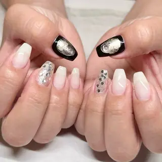 ネイル 【B.nail】名古屋志賀本通-フィルイン/ニュアンス/定額/長さだし-所属・橋立 敬子のネイルデザイン