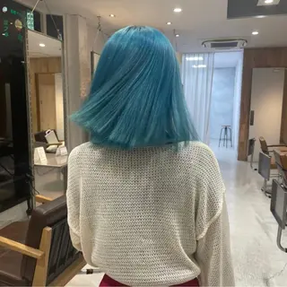 ミディアム カラー nameless miichiのヘアスタイル