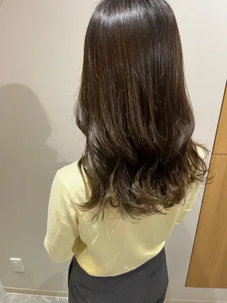 ミディアム カラー 《PARAGO緑橋》 山田素のヘアスタイル
