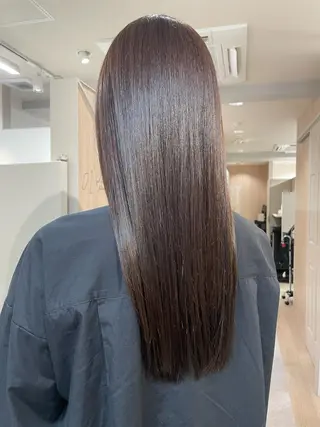 ロング カラー 西 めぐみのヘアスタイル