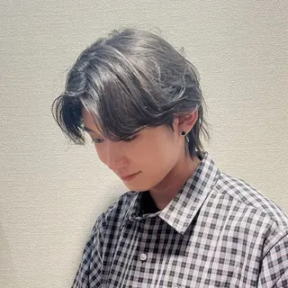 カラー パーマ メンズ カラー/韓国レイヤー /ブリーチ/hinaのヘアスタイル