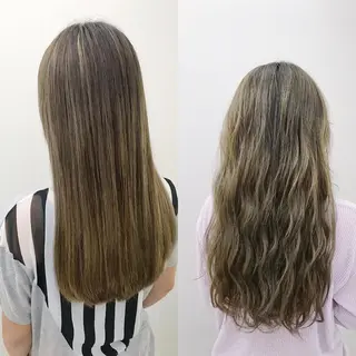 ロング カラー ブリーチカラー/ 岩破瑞希のヘアスタイル