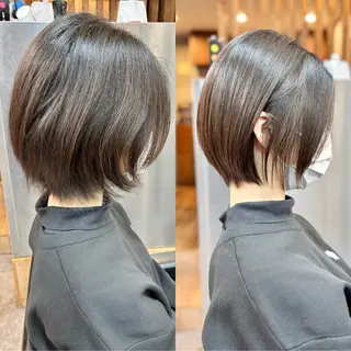 ショート パーマ ショートボブ縮毛矯正 髪質改善のプロ山道潤のヘアスタイル