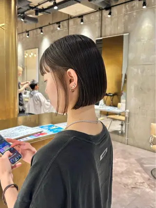 ショート カラー mina🌿無料ショ ートカット募集中🚨のヘアスタイル