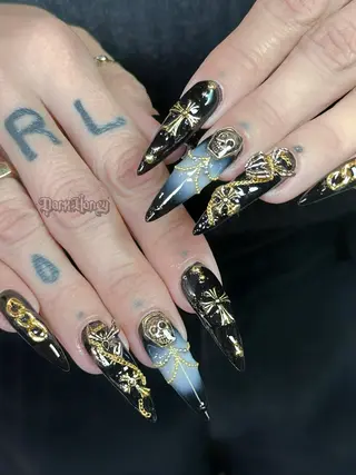 ネイル Dark honey スカルプ専門原宿店のネイルデザイン