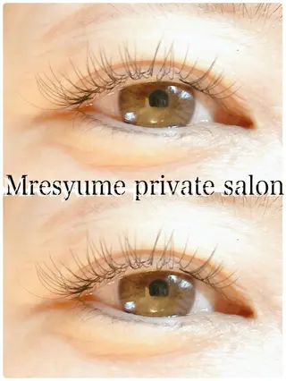 マツエク・マツパ Mresyume MAYUのマツエク・マツパデザイン