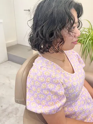 ショート パーマ 似合わせカット🫧 /パーマRINAのヘアスタイル