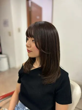ミディアム カラー little×kuruku 銀座2号店 【リトルクルク】所属・🗽うる艶/メンズ Yui🗽🗺️のヘアスタイル