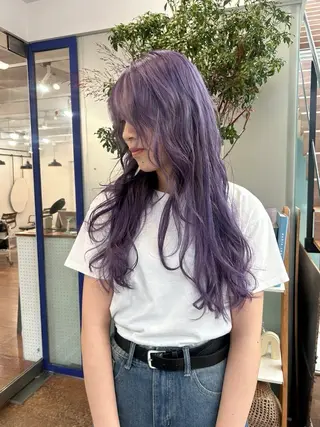 カラー VISION   aoyama所属・かがやしづ ⭐️ブリーチカラーのヘアスタイル
