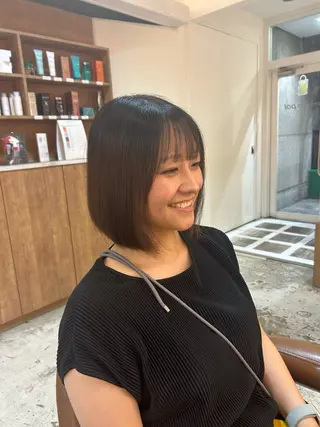 ショート unsarto所属・レイヤー💫パーマ 🌙 nanacoのヘアスタイル