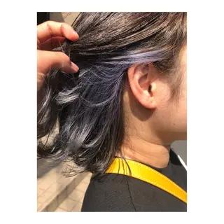 ミディアム カラー 國次 夕貴のヘアスタイル